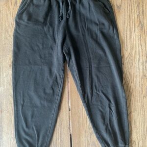 Colsie Women’s Black Long Sweat Pants Pajama Pants With Drawstring Pockets Sz M